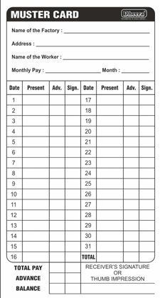 Muster Card