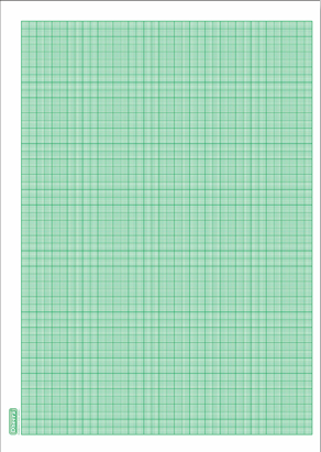 A4 green graph paper